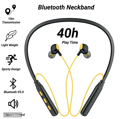 Reborn 40 Hours Backup With Best sound Quality Wireless neckband-thumb0