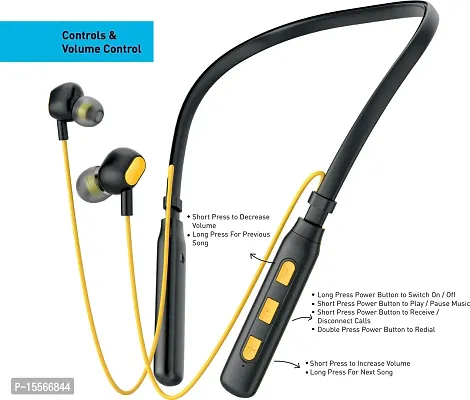 Reborn 40 Hours Backup With Best sound Quality Wireless neckband-thumb3