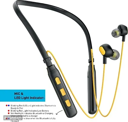 Reborn 40 Hours Backup With Best sound Quality Wireless neckband.-thumb2