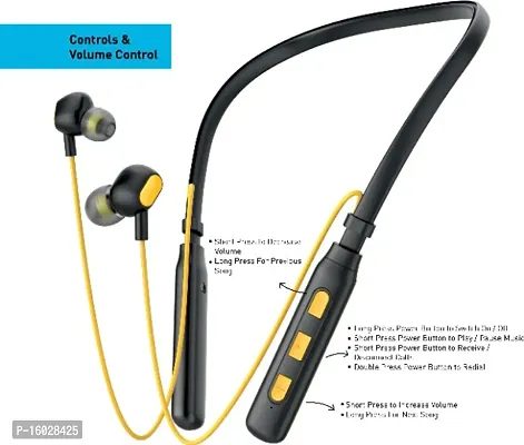 Reborn 40 Hours Backup With Best sound Quality Wireless neckband.-thumb3