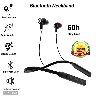 Reborn 60 Hours non-stop battery backup Latest unique oo Premium Design light Weight High Quality Wireless Neckband with mic