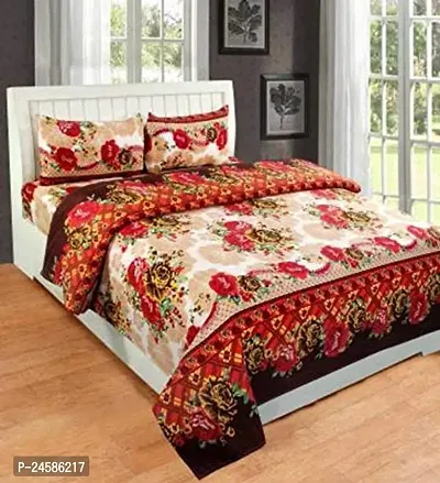 Stylish Double Bedsheet with Pillow Covers-thumb0