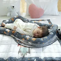 Shady New Born Baby Bedding Set Mattress with Mosquito Net and Pillow (0-6 Months-thumb1