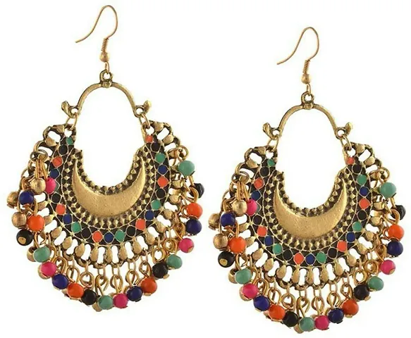 Elegant Designer Brass Earrings