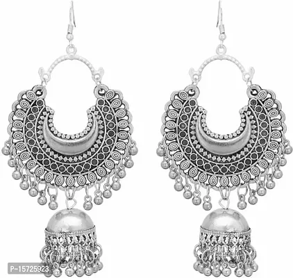 Silver Alloy Earrings For Women-thumb4