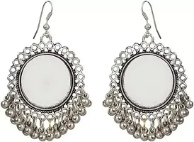 Silver Alloy Earrings For Women-thumb2