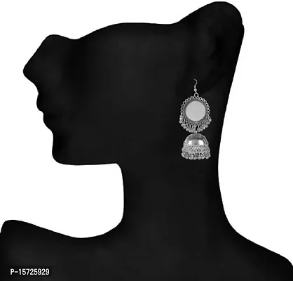 Silver Alloy Earrings For Women-thumb2