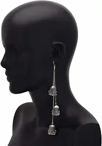 Silver Alloy Earrings For Women-thumb1