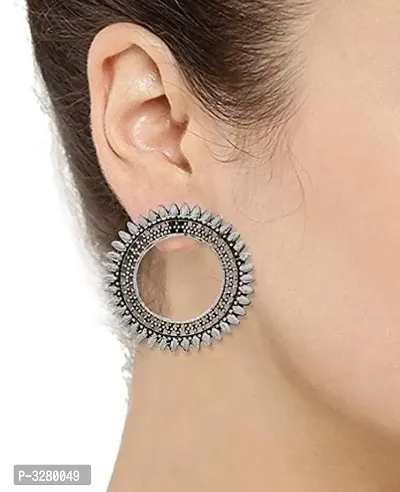 Trendy Designer Oxidised Earrings-thumb0