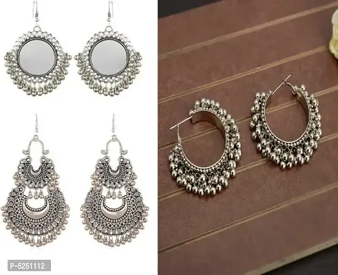 Combo Set of Alloy Jhumka Earrings