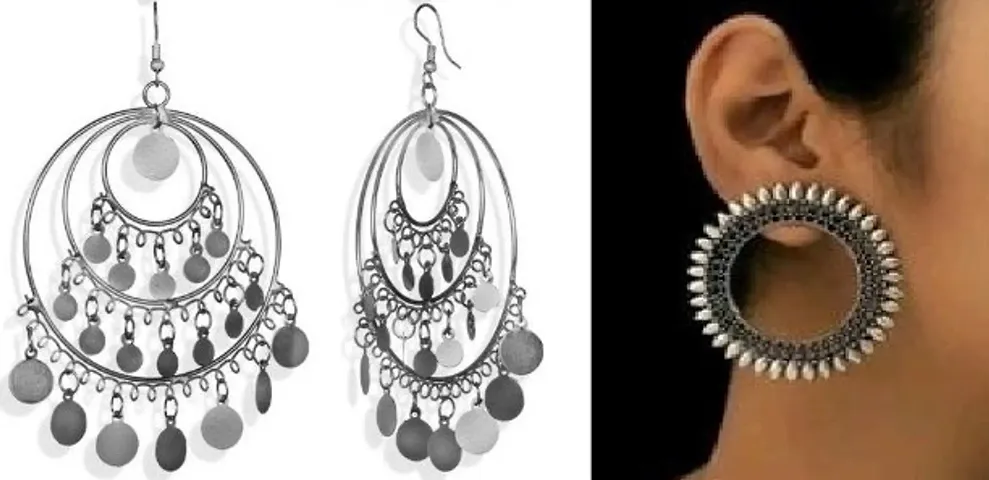 Beautiful Alloy Earrings with Different Look