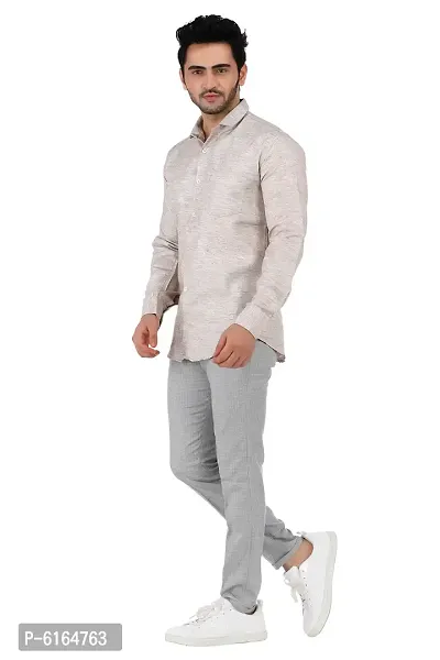 Stylish Cotton Blend Multicoloured Long Sleeves Regular Fit Casual Shirt For For Men-thumb3