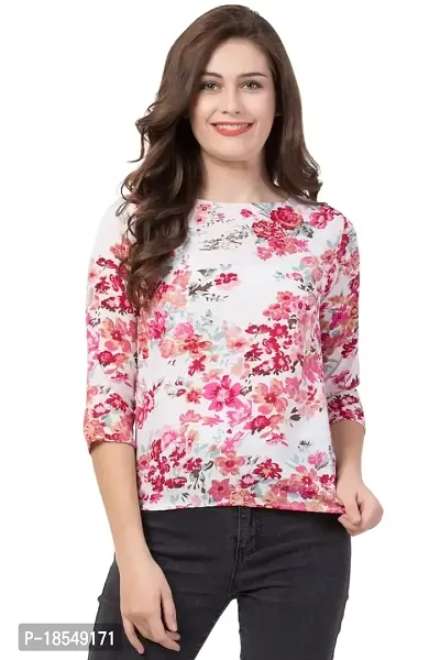 Women's Floral Top (White)