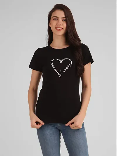 Women's Love T-shirt (Black)