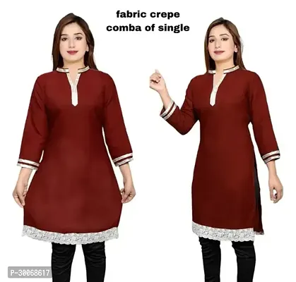 Stylish Stitched Casual Kurti for Women-thumb0