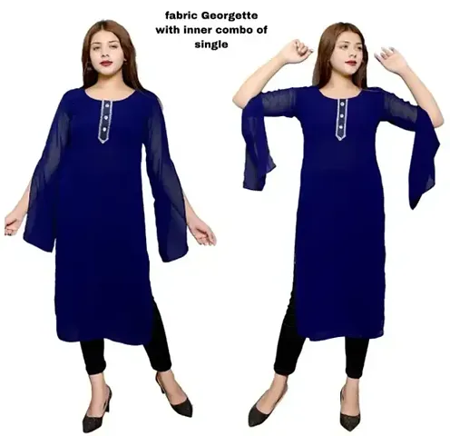 Stylish Stitched Casual Kurti for Women