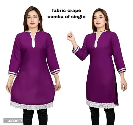 Stylish Stitched Casual Kurti for Women-thumb0