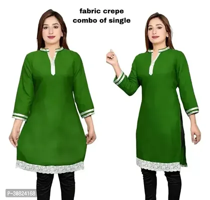 Trendy Crepe Kurtis for Women-thumb0