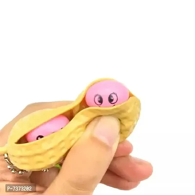 Decompression Peanut Knapsack Pendant Toy Peanuts Keychain-thumb2