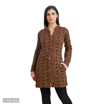 Brown Coloured Woolen Sweater-thumb0