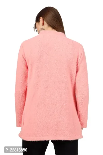 Peach Coloured Woolen Sweater-thumb4