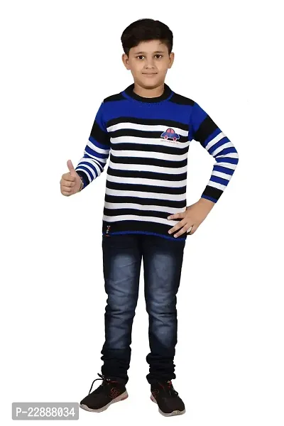 Classic Wool Striped Winter Sweaters for Kids Boys, Pack of 2-thumb4