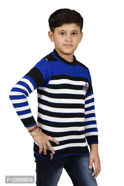 Classic Wool Striped Winter Sweaters for Kids Boys, Pack of 2-thumb5