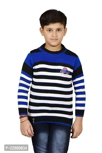 Classic Wool Striped Winter Sweaters for Kids Boys, Pack of 2-thumb3