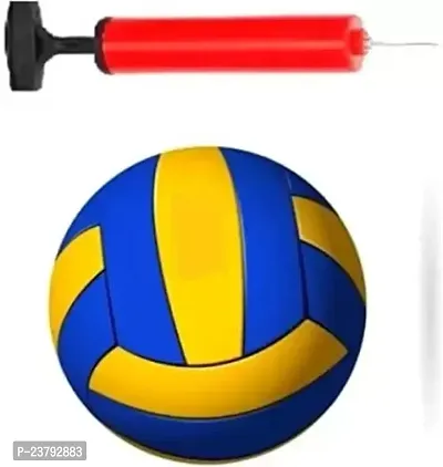 MULTICOLOR VOLLEYBALL, (SIZE-5) WITH PUMP-thumb0
