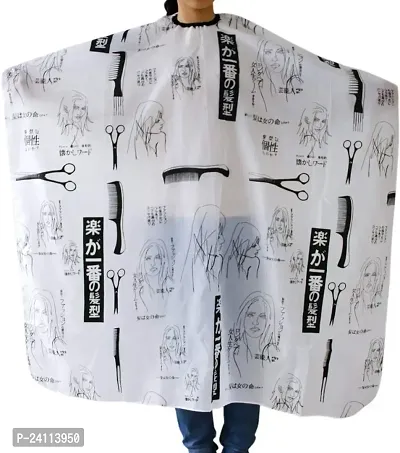 De-Ultimate Unisex Printed Nylon Hair Cutting Sheet Hairdressing Gown Cape Barber Cloth Makeup Apron-thumb3