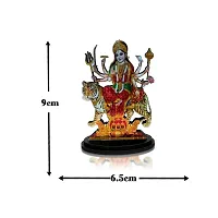 De-Ultimate Mdf Cutout Durga Shakti/shera Wali Mata 2d Wooden Sticker Statue God Stand-thumb2