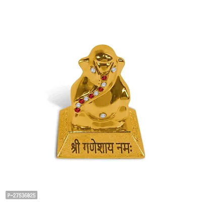 De-Ultimate JHRI0416-01 Shree Lord Metal Double Side Ganesha (Size 5 Cm) Statues Ganesh Ganpati Idol-thumb2