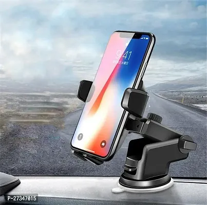 De-Ultimate Seat Frame Universal Silicone Sucker Car Mobile Holder/car Mount Long Neck 360deg; Rotation with Ultimate Reusable Suction Cup