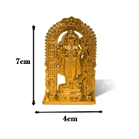 De-Ultimate Golden Ram Lalla Idol Ayodhya Plastic Murti Statue God Stand Car Dashboard/divine Gifts-thumb2