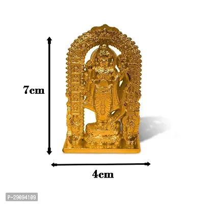 De-Ultimate Golden Ram Lalla Idol Ayodhya Plastic Murti Statue God Stand Car Dashboard/divine Gifts-thumb3