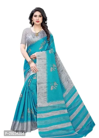 Classic Saree with Blouse piece for Women-thumb0