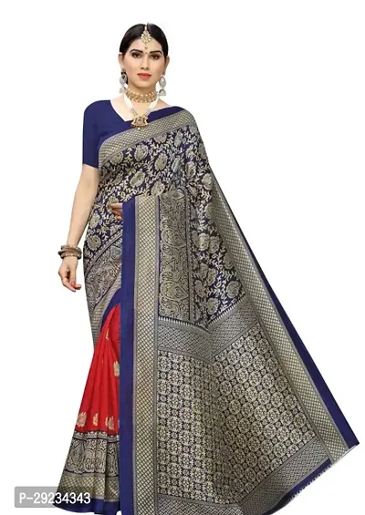 Classic Saree with Blouse piece for Women-thumb0