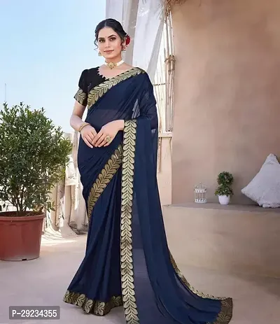 Classic Saree with Blouse piece for Women-thumb0