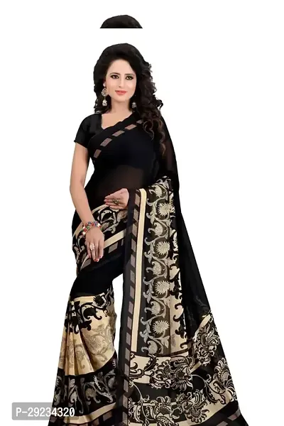 Classic Saree with Blouse piece for Women-thumb0