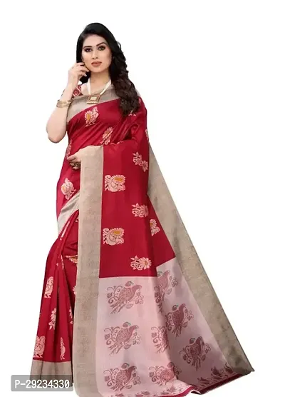 Classic Saree with Blouse piece for Women-thumb0