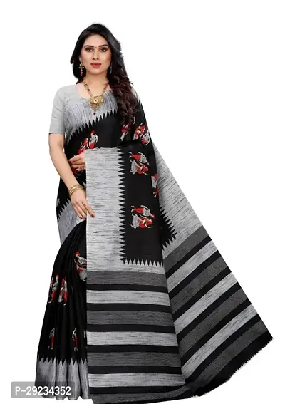 Classic Saree with Blouse piece for Women-thumb0