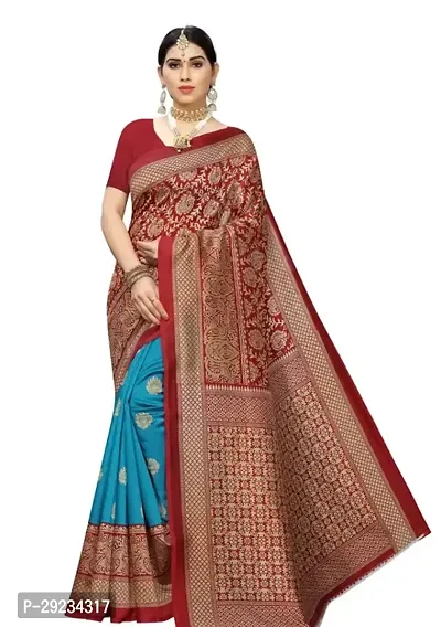Classic Saree with Blouse piece for Women-thumb0