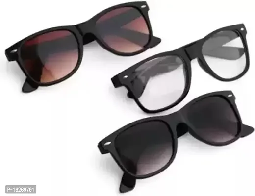 Wayfarer Sunglasses  (For Men  Women, Multicolor)-thumb0