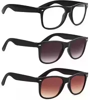 Wayfarer Sunglasses  (For Men  Women, Multicolor)-thumb1
