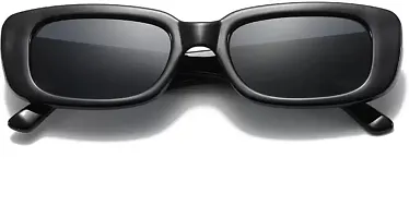 Rectangular Sunglasses  (For Men  Women, Black)-thumb3