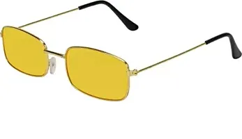 Retro Square Sunglasses  (For Men  Women, Yellow, Green)-thumb1