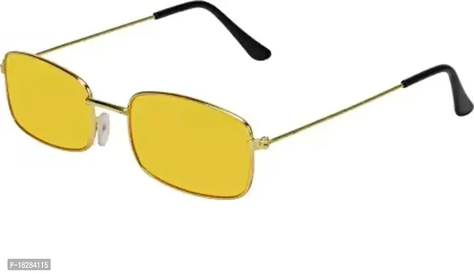 Retro Square Sunglasses  (For Men  Women, Yellow, Green)-thumb2