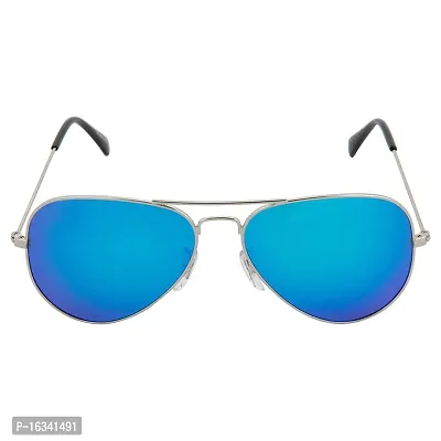David Martin  Aviator Sunglasses  (For Men  Women, Blue)-thumb0