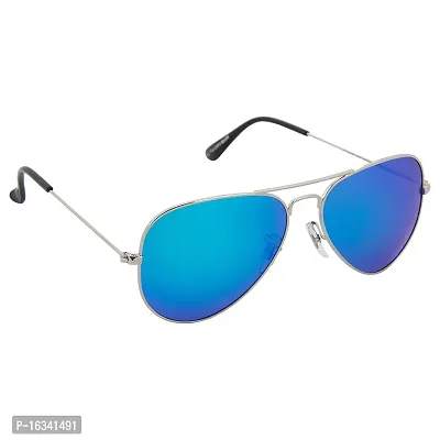 David Martin  Aviator Sunglasses  (For Men  Women, Blue)-thumb2