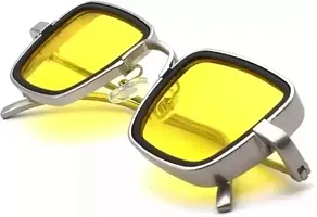 David Martin Rectangular Sunglasses  (For Men  Women, Yellow)-thumb1
